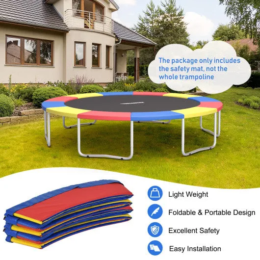 15 Feet Universal Trampoline Spring Cover-Multicolor