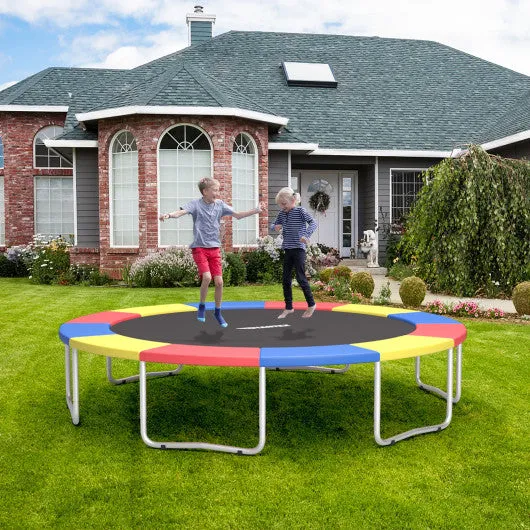 15 Feet Universal Trampoline Spring Cover-Multicolor