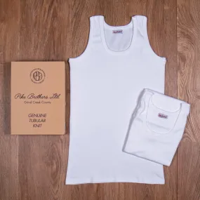 1965 Tank Top set White - Pike Brothers