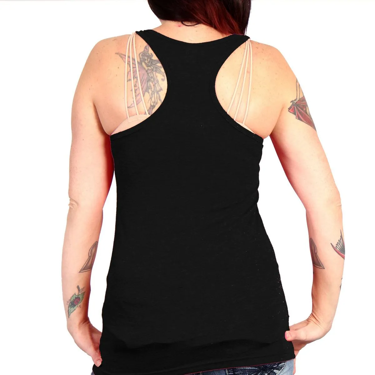 2024 Sturgis Women's Black Buffalo Motorcycle Rally Tank Top Shirt SPL2869