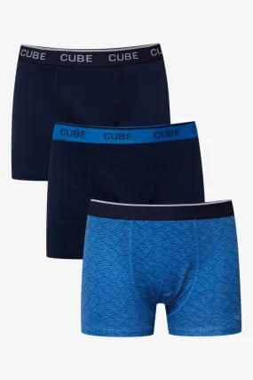 3 Pack Boxers Blue