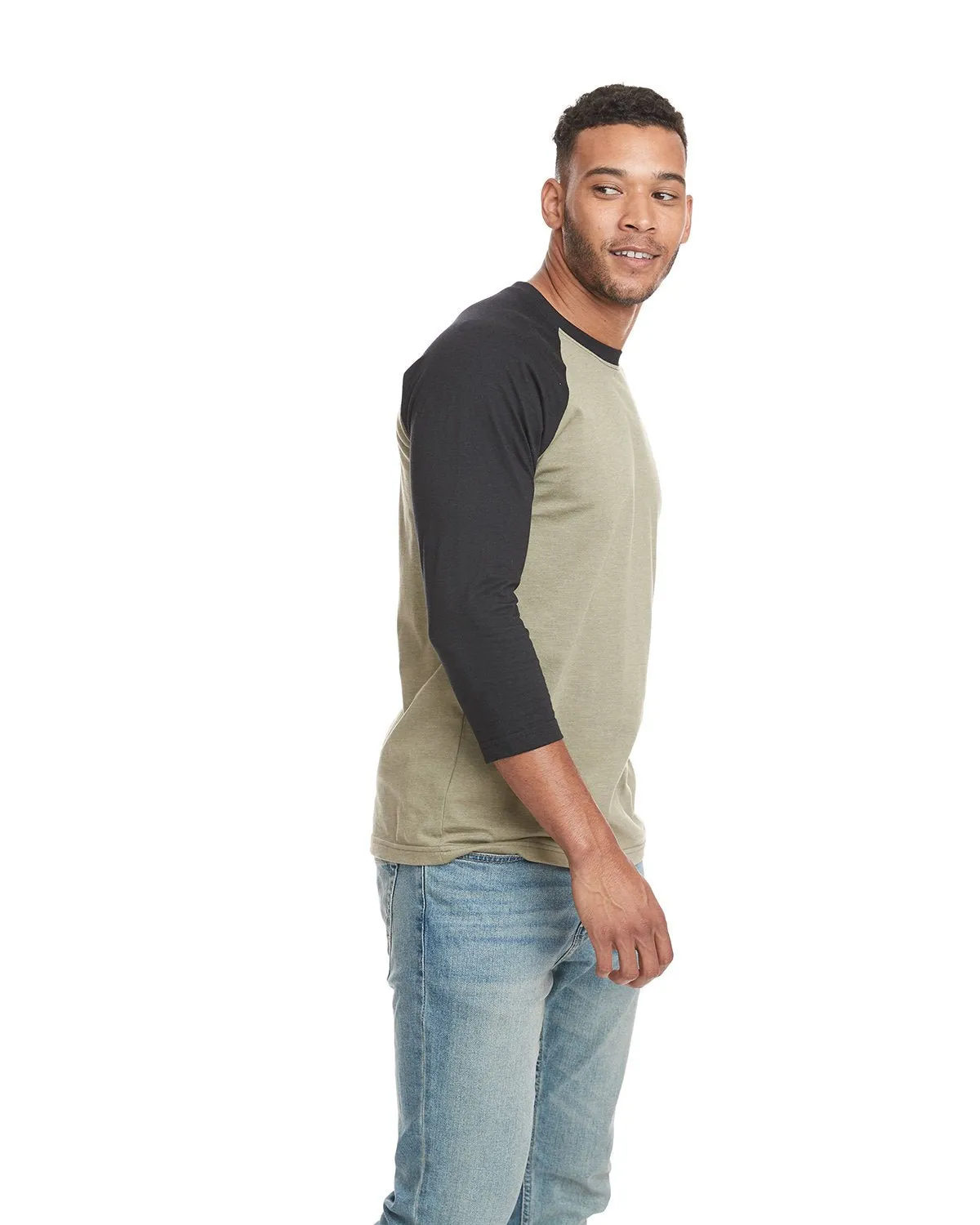 6251-Next Level Apparel-BLACK/ OLIVE