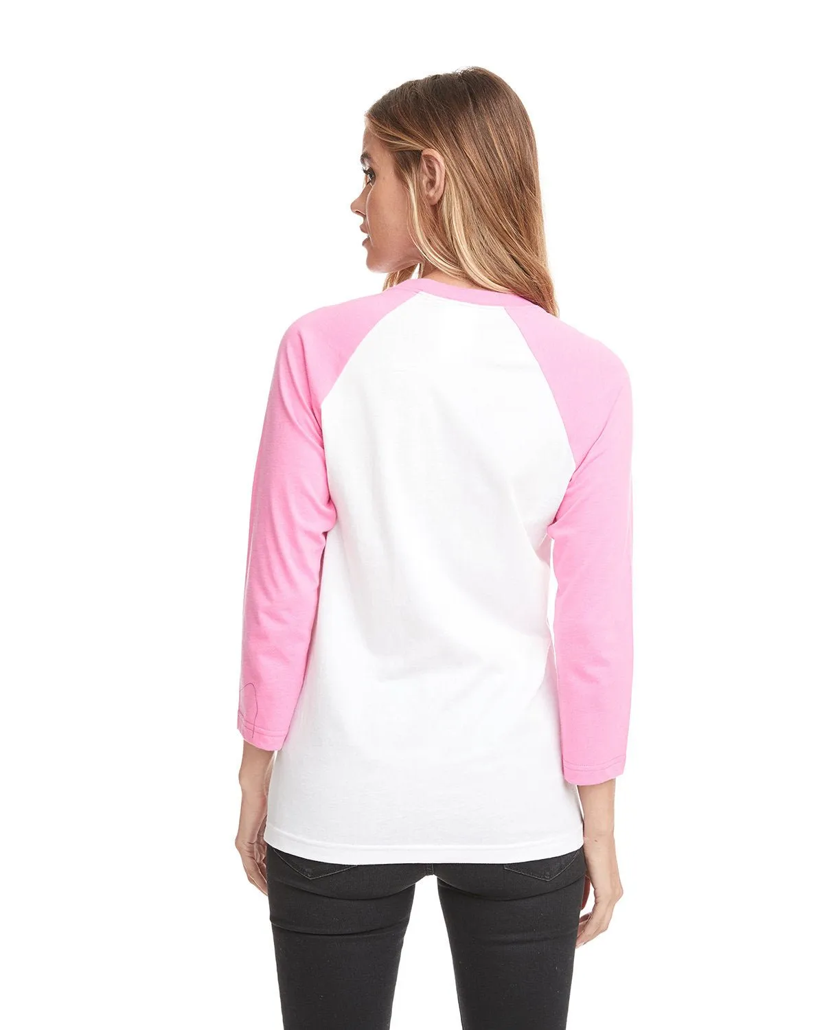 6251-Next Level Apparel-HOT PINK/ WHITE