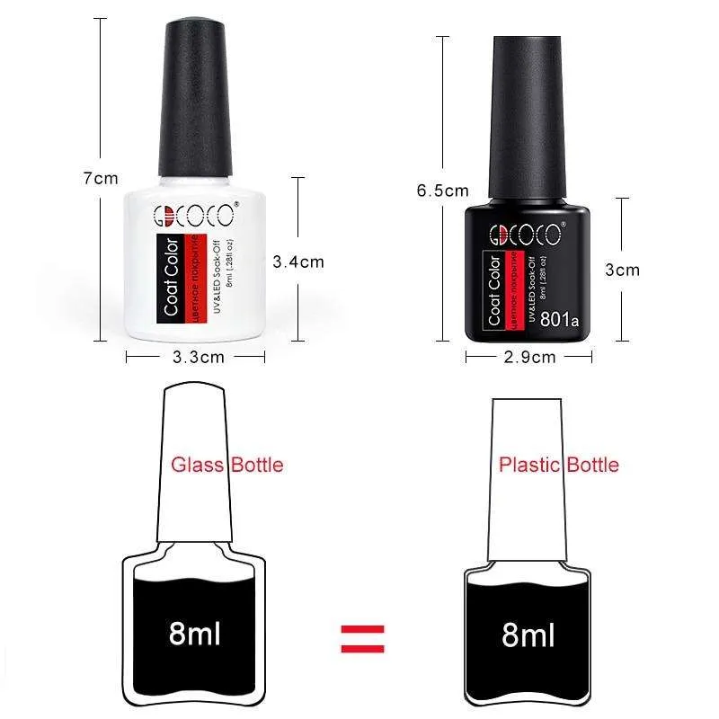 #86102 GDCOCO 2019 New Arrival Primer Gel Varnish Soak Off UV LED Gel Nail Polish Base Coat No Wipe Top Color Gel Polish