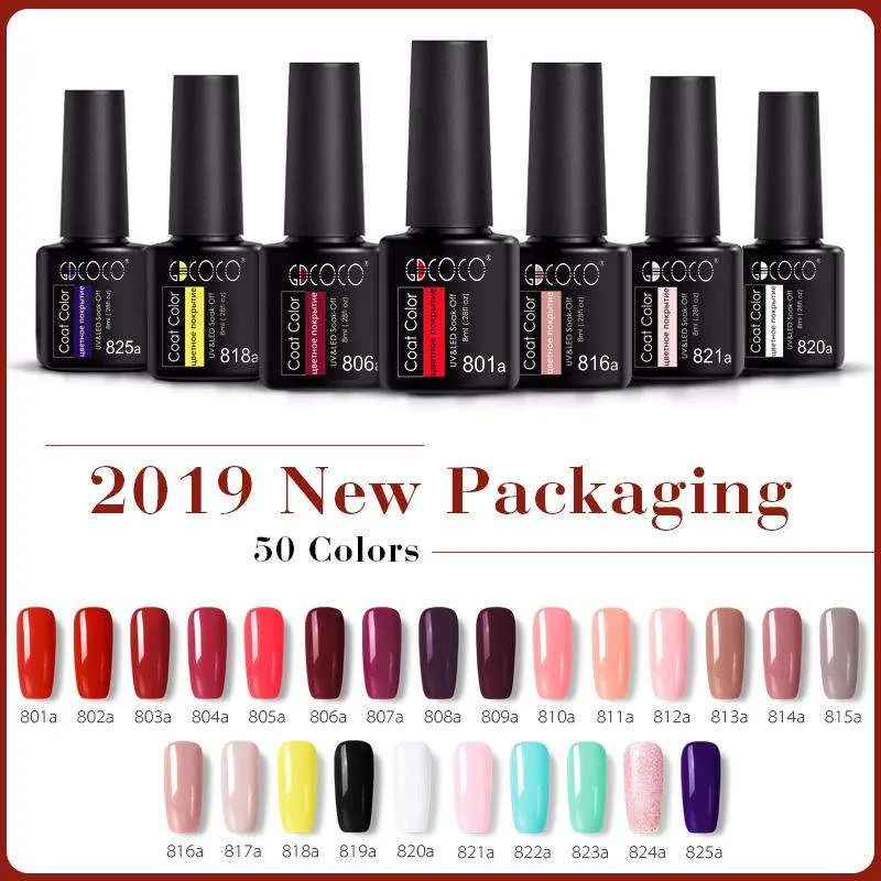 #86102 GDCOCO 2019 New Arrival Primer Gel Varnish Soak Off UV LED Gel Nail Polish Base Coat No Wipe Top Color Gel Polish