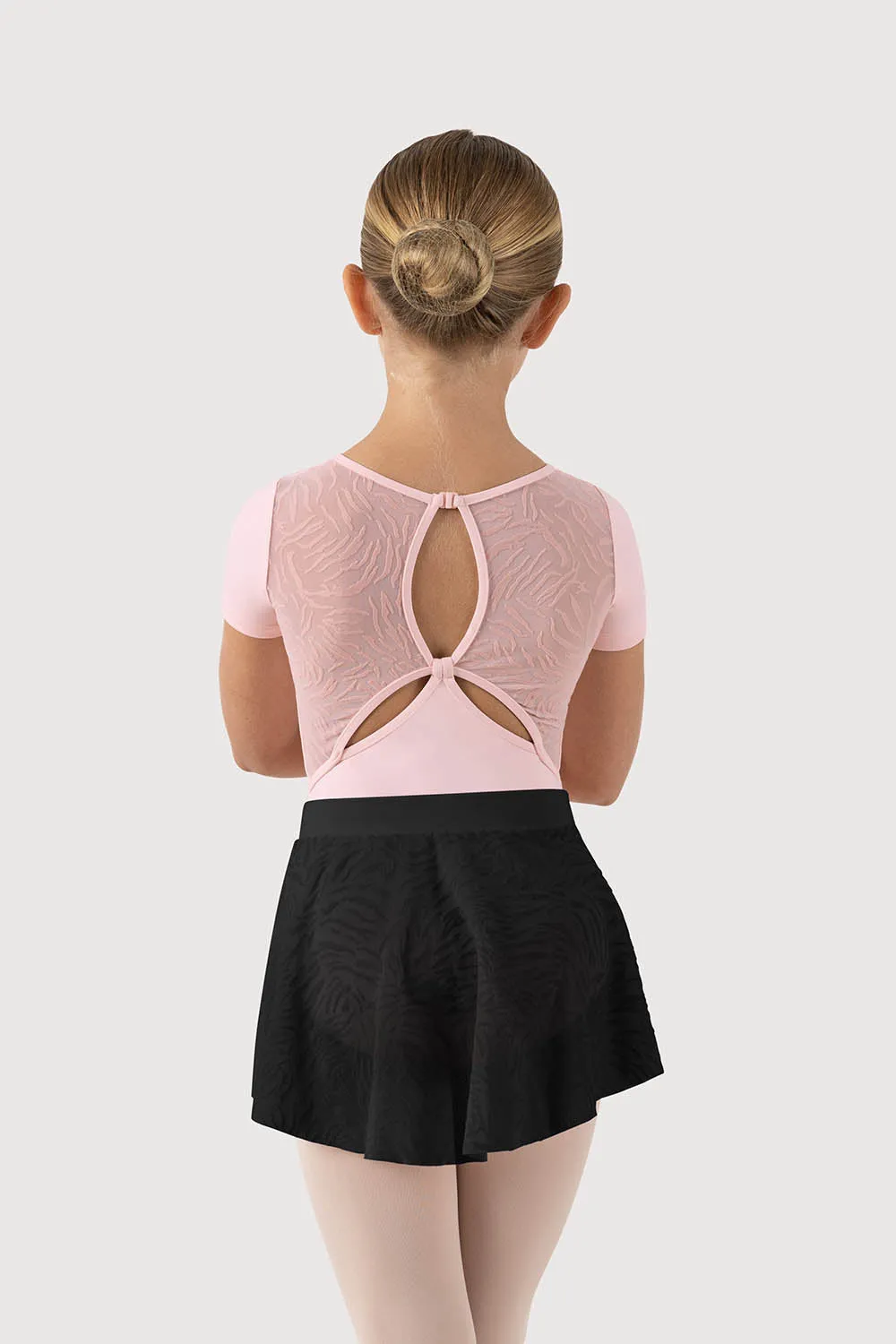 A51171G - Bloch Olivia Flocked Mesh Girls Skirt