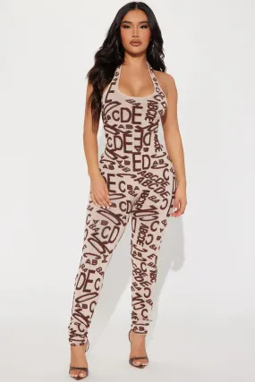 ABC Jumpsuit - Brown