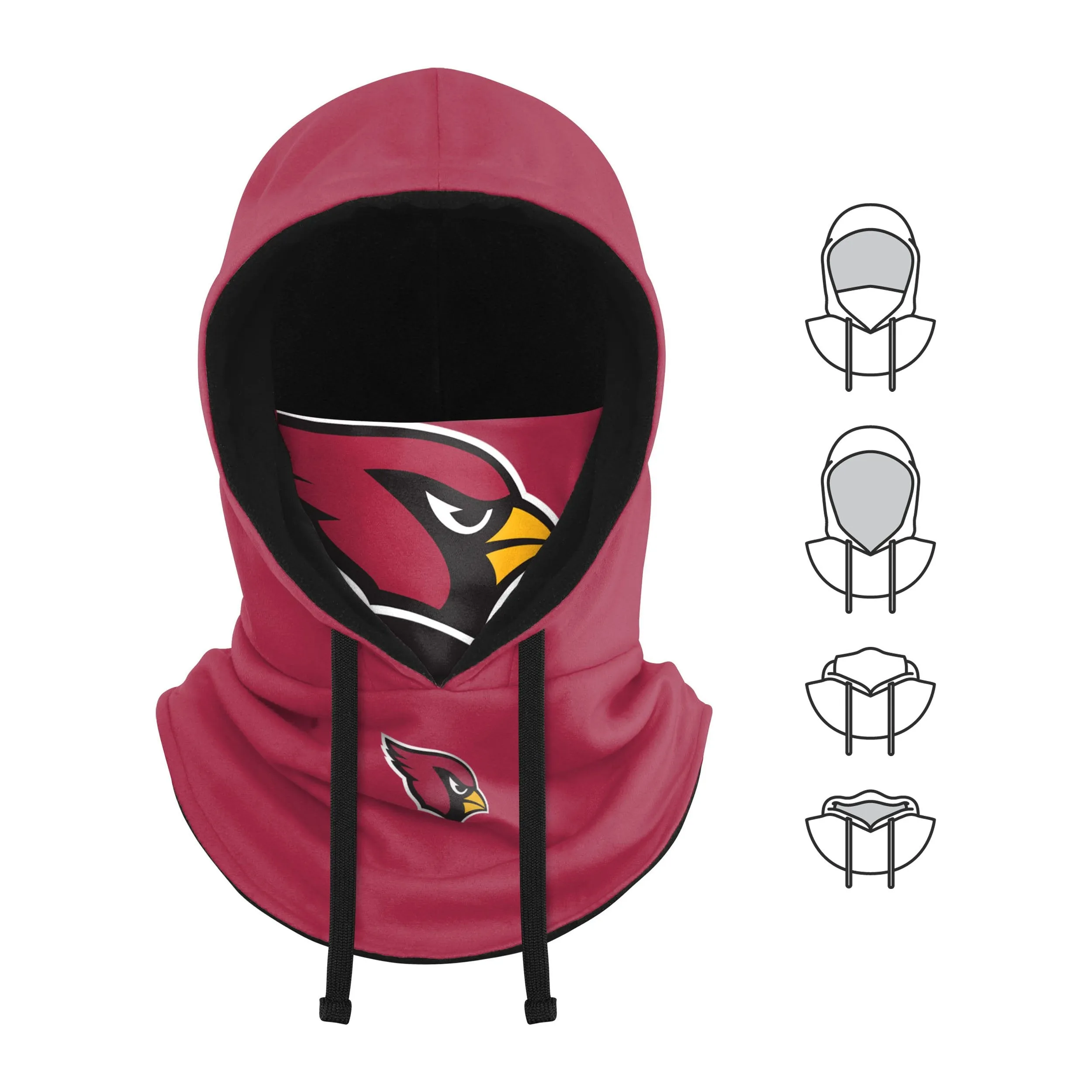 Arizona Cardinals NFL Drawstring Hooded Gaiter -