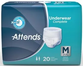 Attends Underwear Super Plus Absorbency with Leakage Barriers (Case of 80)