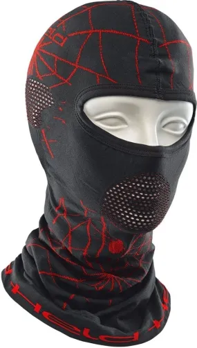 Balaclava Held Dryarn, black/red