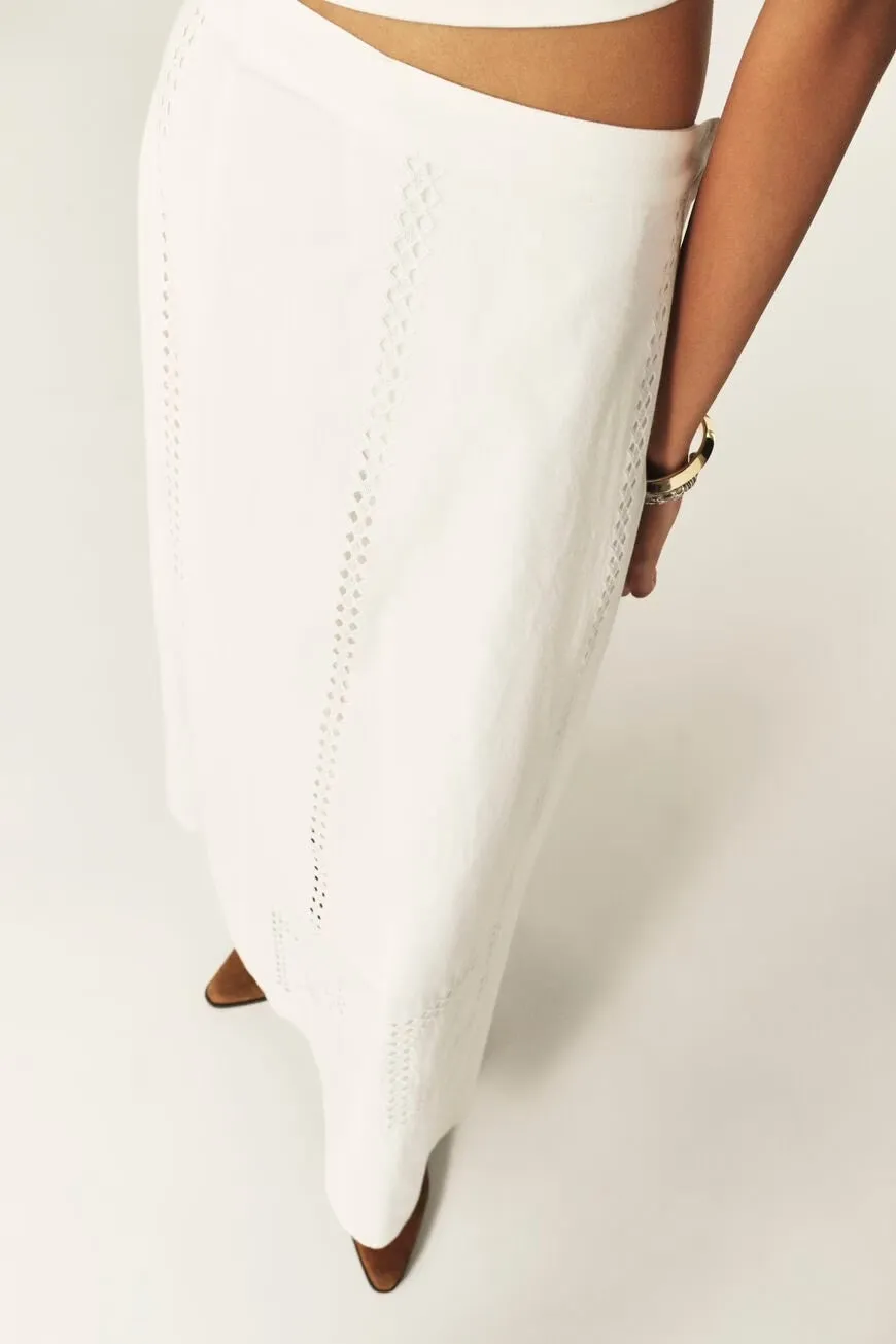 Bash Paris Lermaid Skirt in White