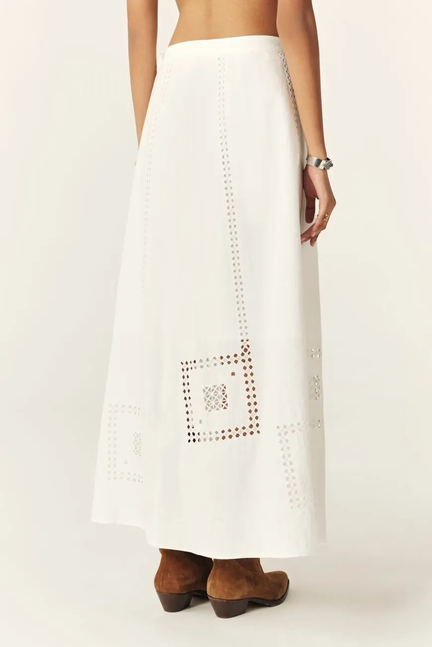 Bash Paris Lermaid Skirt in White