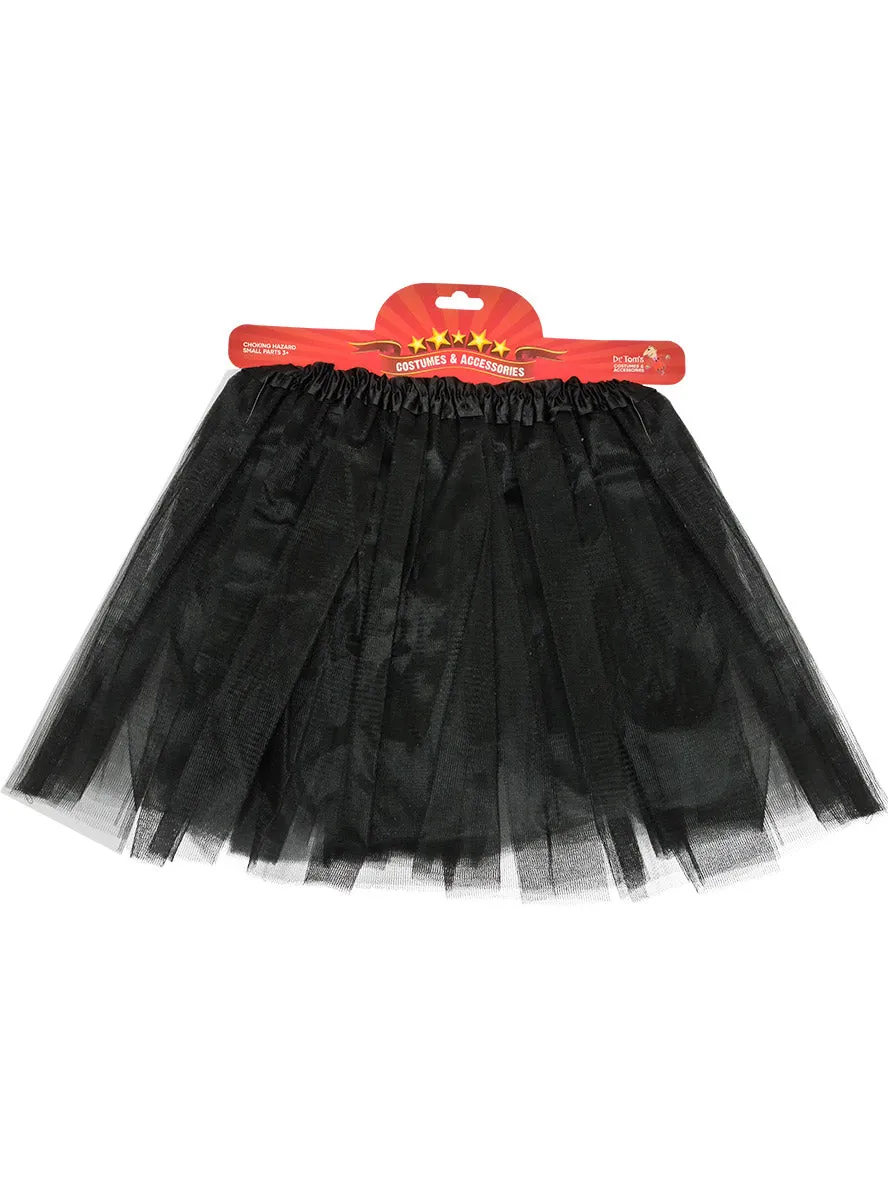 Basic Adults Black 40cm Costume Tutu