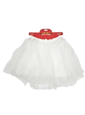 Basic Adults White 40cm Costume Tutu