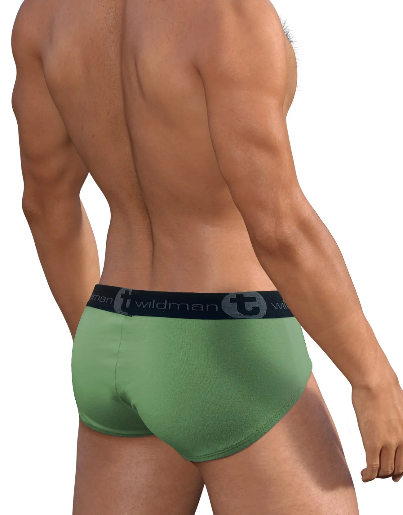 Big Boy Pouch Brief Green