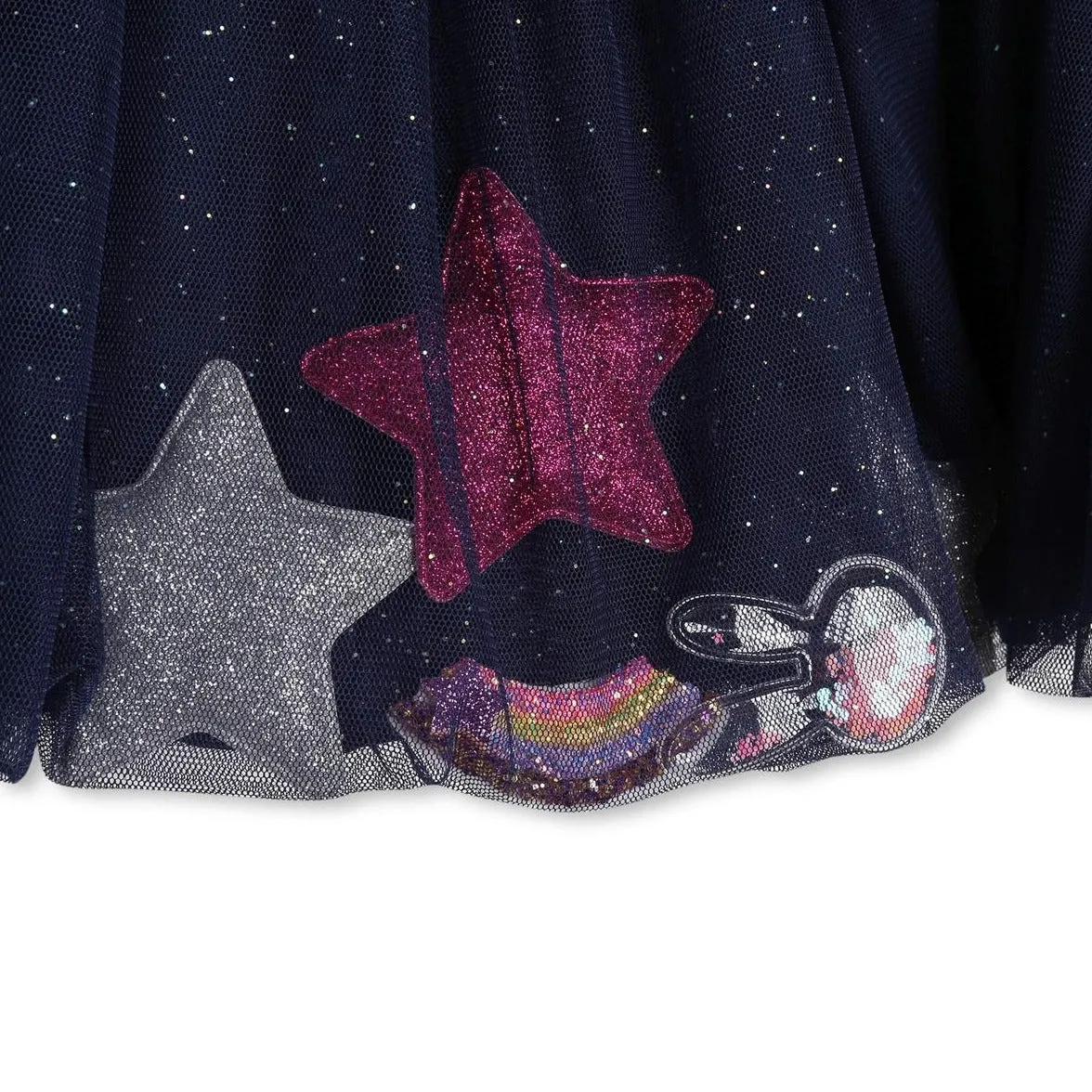 Billieblush Navy Fantasy Skirt