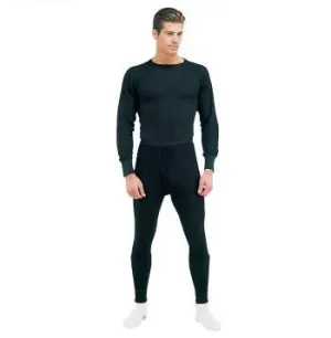 Black - Cold Weather Thermal Knit Underwear Pants