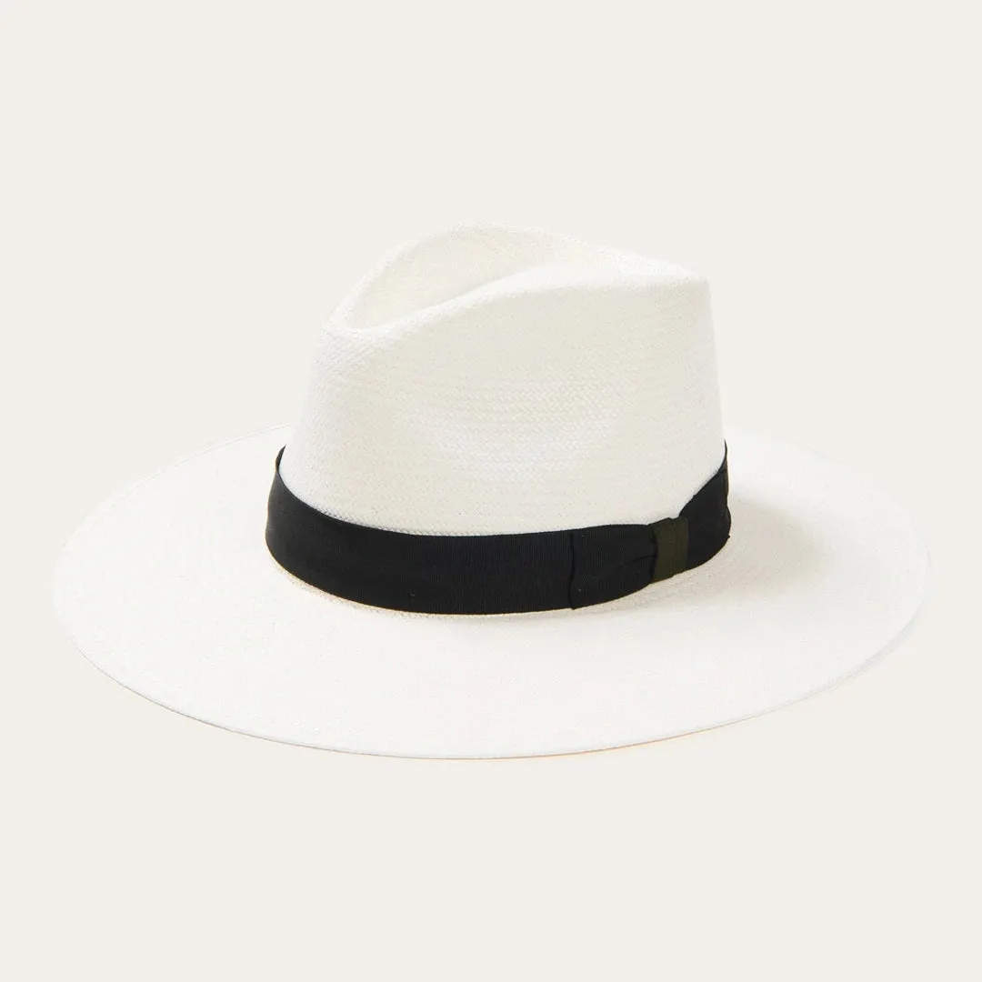 Blond Genius x Stetson - Santa Monica Fedora (Black Band) in Natural