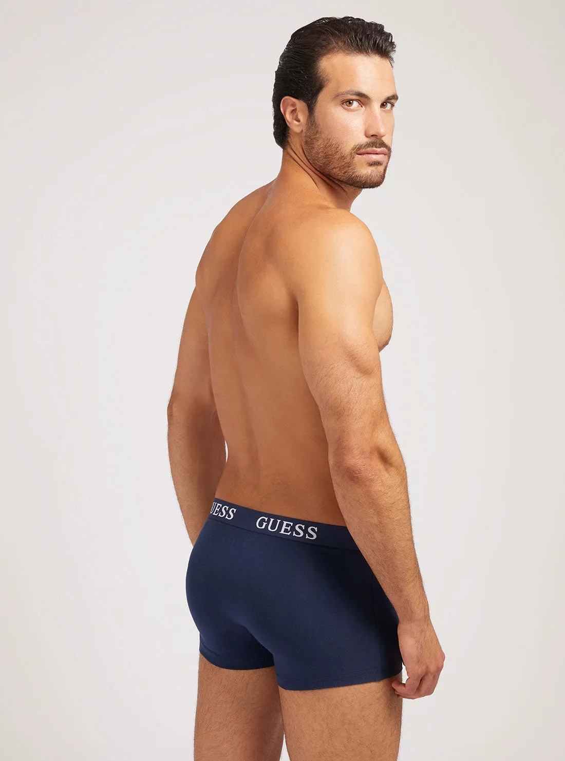 Blue Combo Joe Boxer Trunk 3-Pack Set