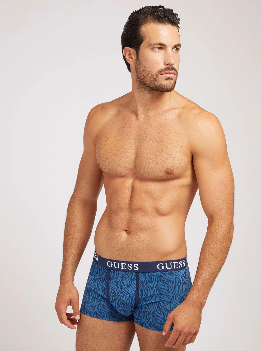 Blue Combo Joe Boxer Trunk 3-Pack Set