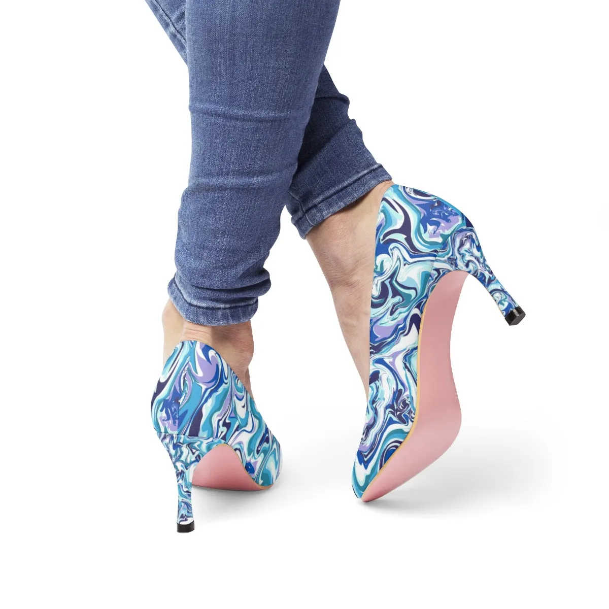 Blue Marble Women's High Heels