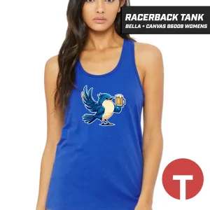 Bluebirds - Bella   Canvas B6008 Women's Jersey Racerback Tank