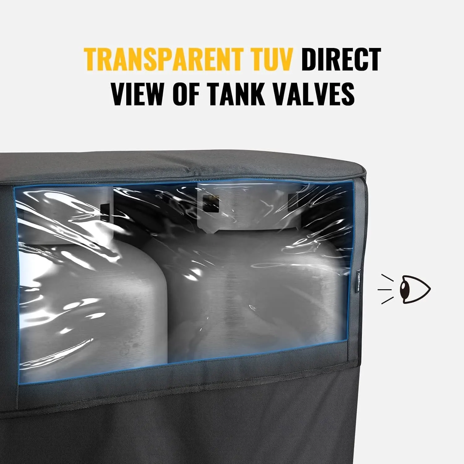 BougeRV RV Trailer Propane Tank Cover