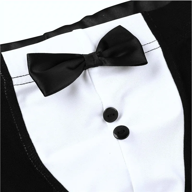 Bow Tie Decorated Boxer Underwear