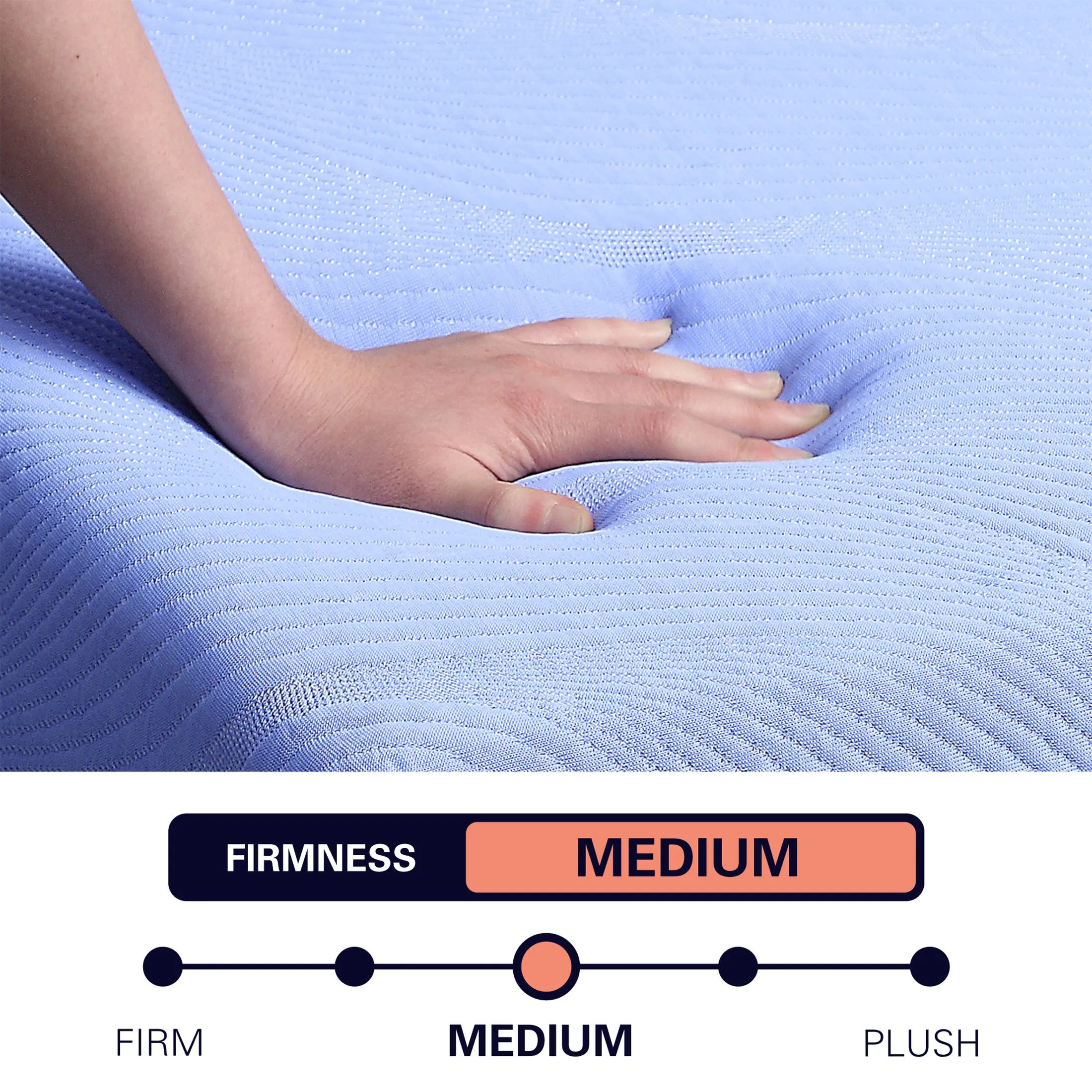 Bridgevine Home 12 inch Refresh Hybrid Cooling GelCare Memory Foam and Coil Adult Mattress, King Size