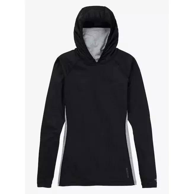 Burton Womens Midweight X Long Neck Hoodie-Black