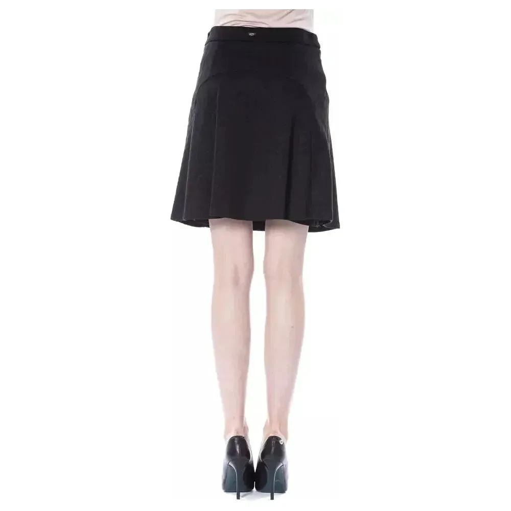 BYBLOS Black Polyester Women Skirt