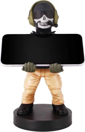 Cable Guys - Video Game Call of Duty Lt. Simon Ghost Riley 8 Inch Mobile Phone and Controller Holder