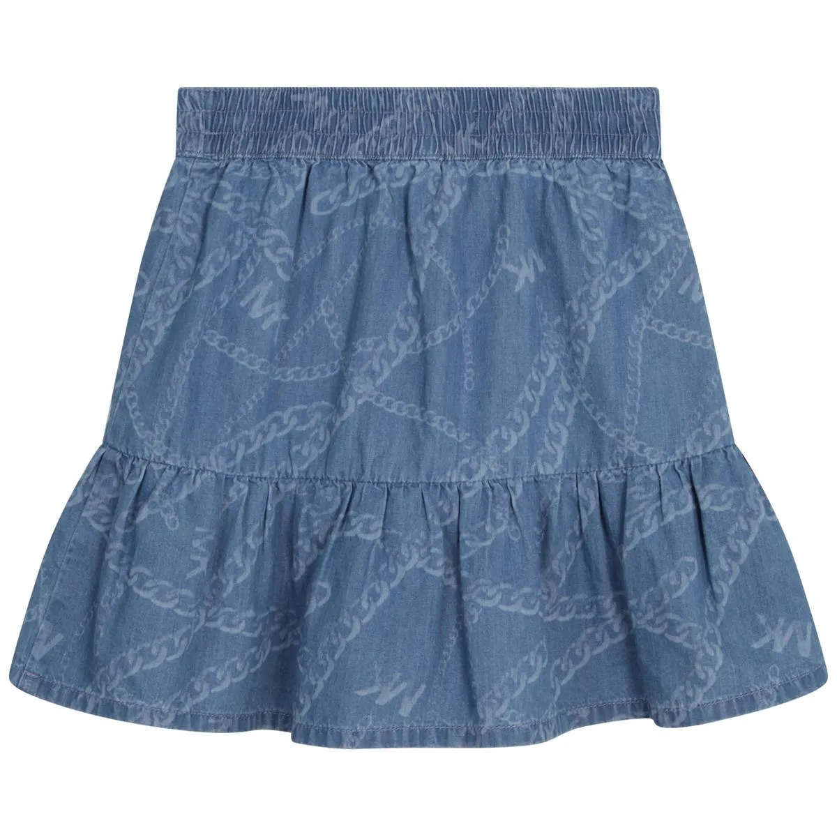 Chambray Logo Skirt