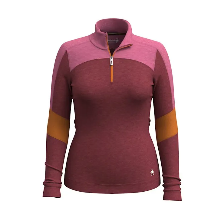 Classic Thermal Merino Base Layer Colorblock 1/4 Zip Boxed (Women's) - SW002833