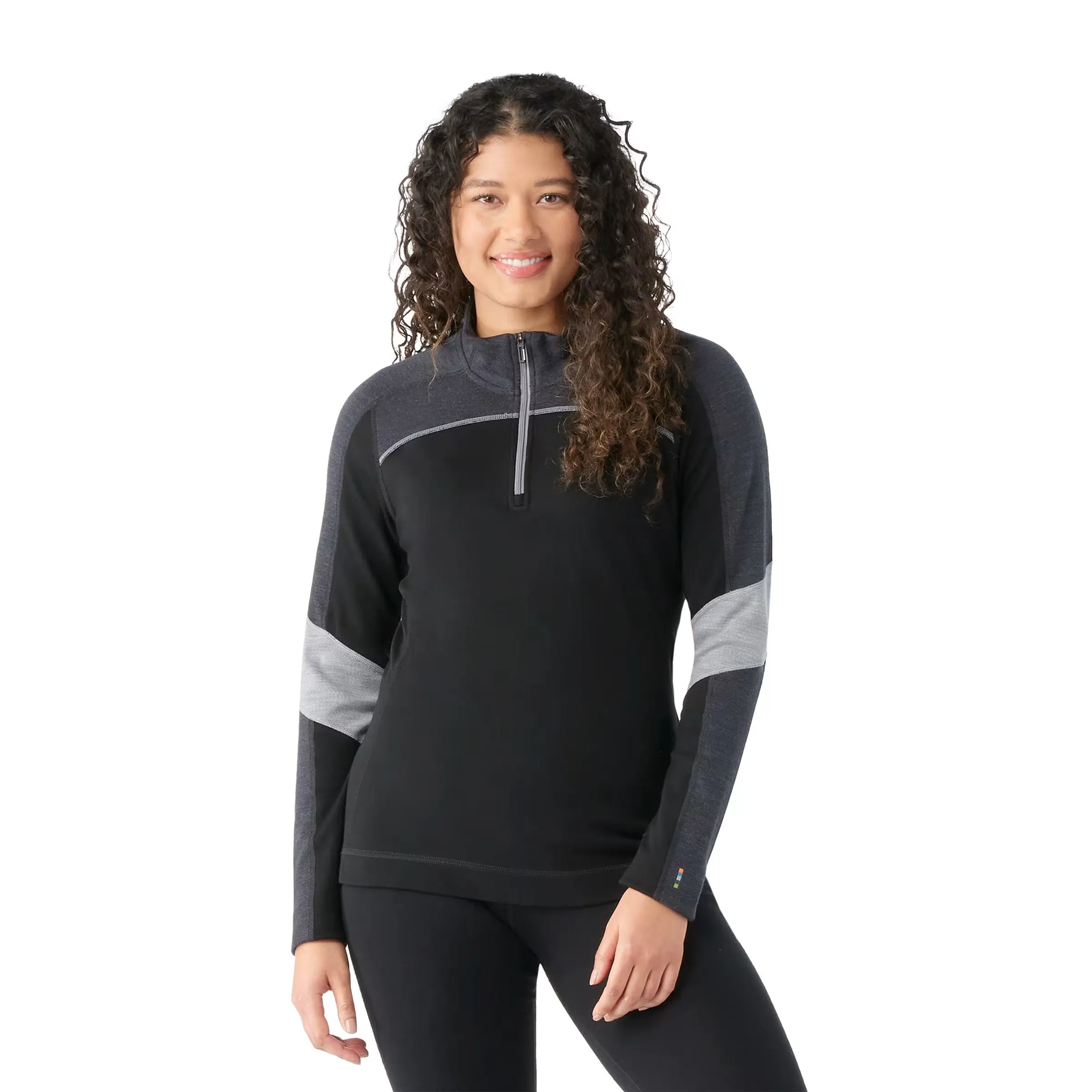 Classic Thermal Merino Base Layer Colorblock 1/4 Zip Boxed (Women's) - SW002833