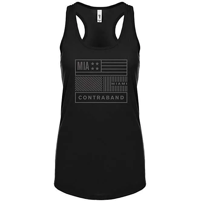 Contraband Sports 10039 MIA Miami Contraband Womens Racerback Tank Top