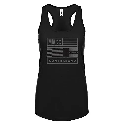 Contraband Sports 10039 MIA Miami Contraband Womens Racerback Tank Top