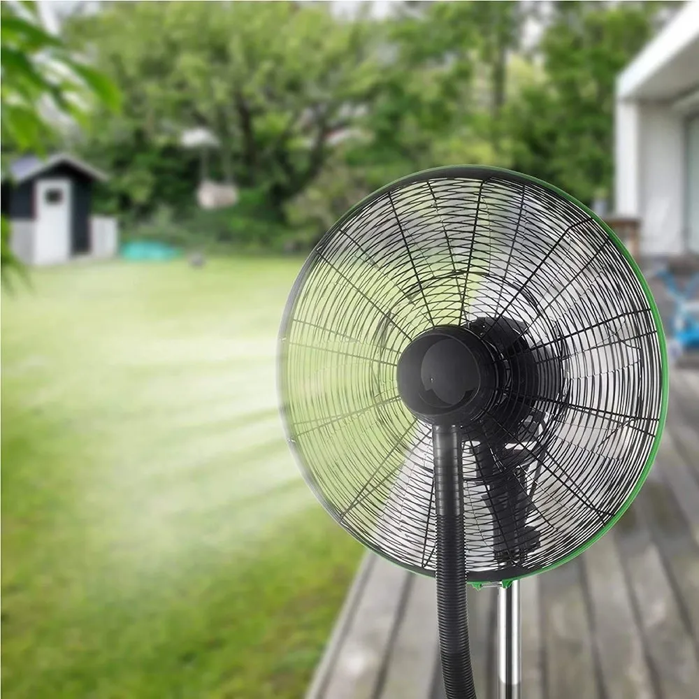 Cooling Misting Pedestal Fan-18inch