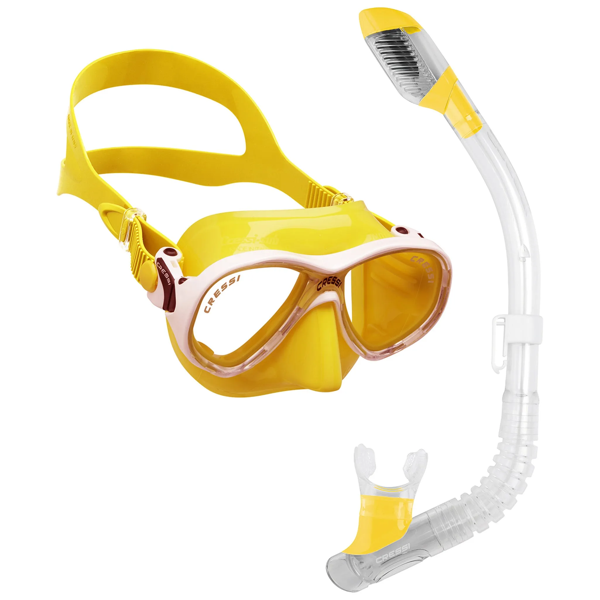 Cressi Marea Jr Mini Dry Snorkel Combo