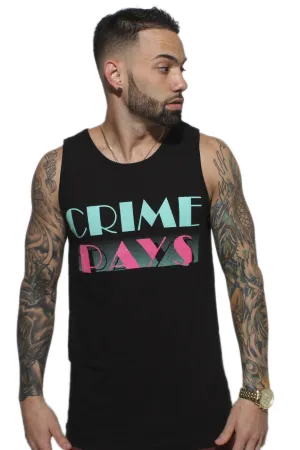 Crime Pays South Beach Tank Top