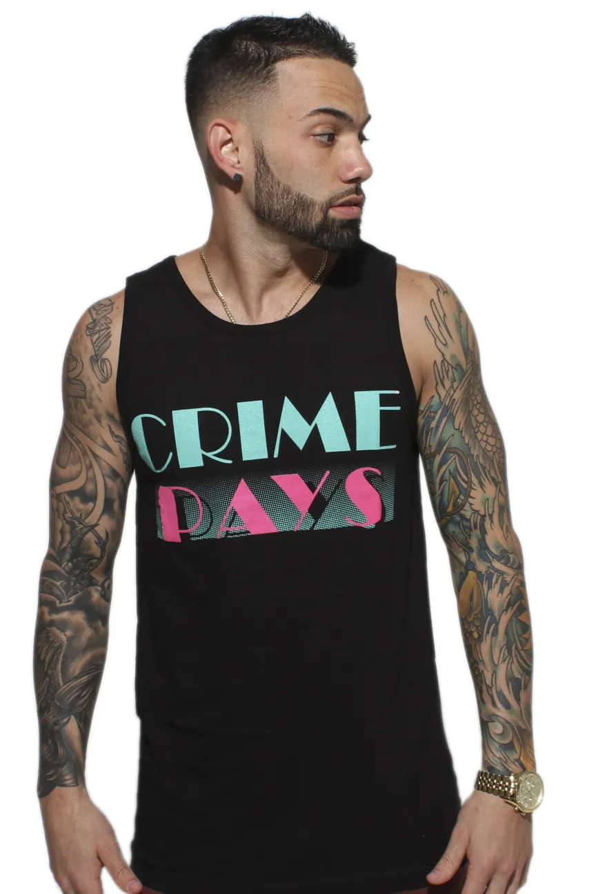 Crime Pays South Beach Tank Top