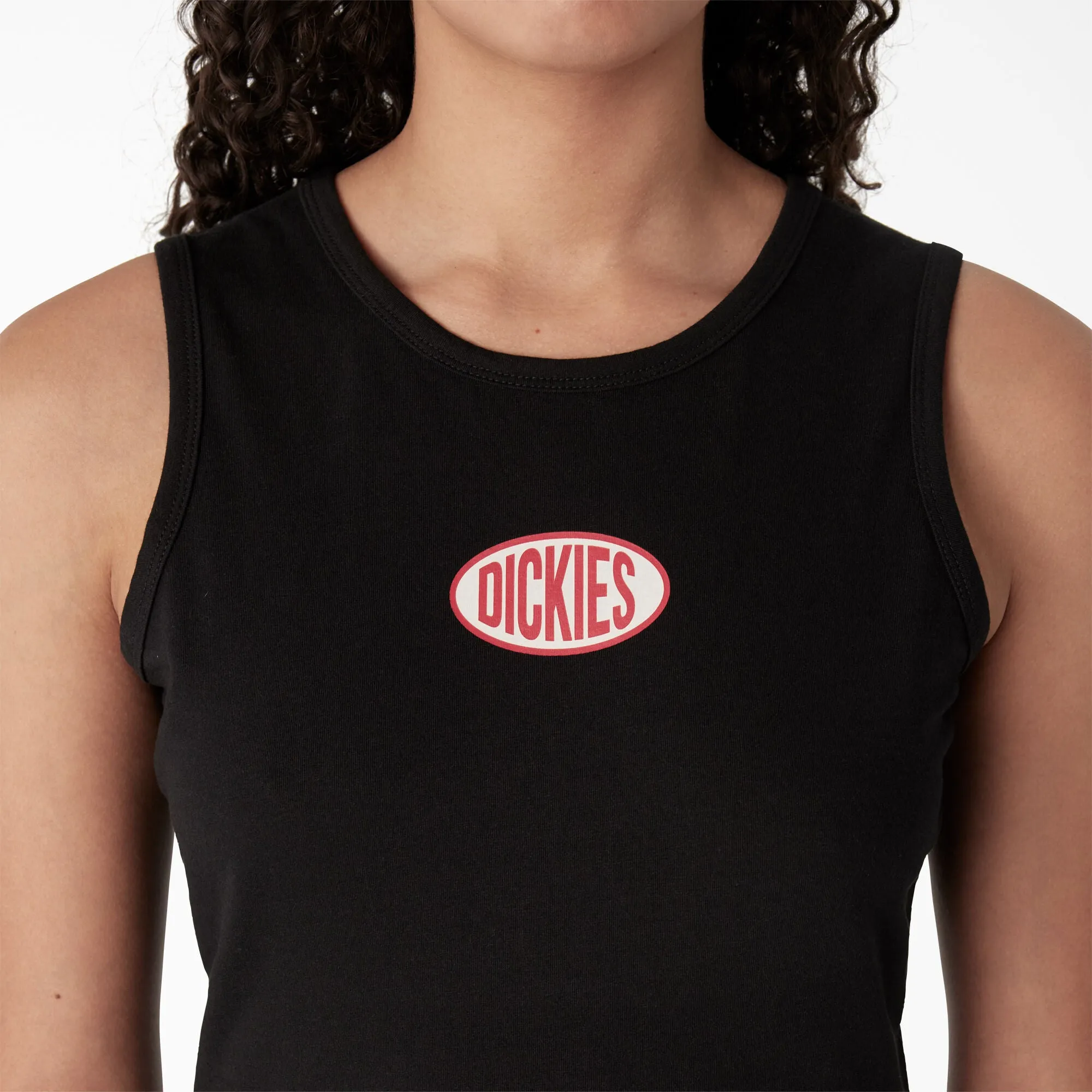 Dickies Women's Racerback Cropped Tank Top