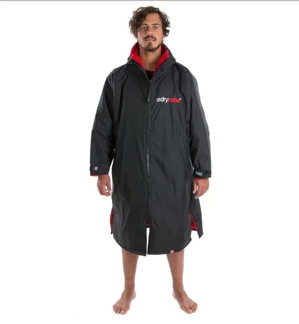 Dryrobe Advance Long Sleeve - Black Red Small