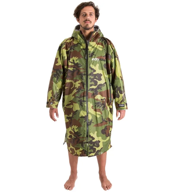 Dryrobe Advance Long Sleeve - Camo Grey Large