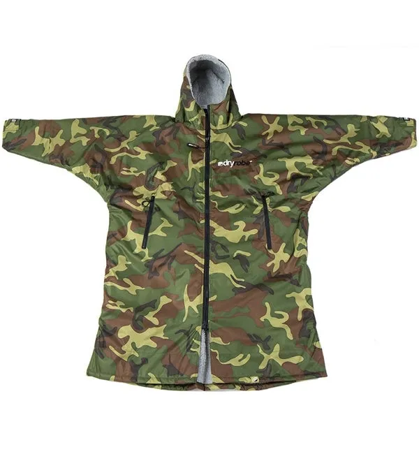 Dryrobe Advance Long Sleeve - Camo Grey Large