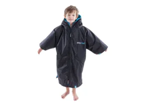 Dryrobe Kids Dryrobe Advance - 5-9 Years - 3 Colourways - Black/Blue, Black/Grey & Black Pink - All in Stock