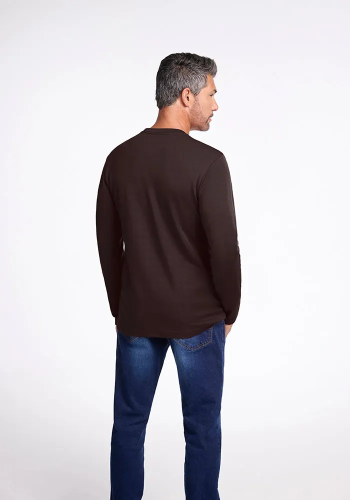 Easton Crew Neck Shirt - French Roast