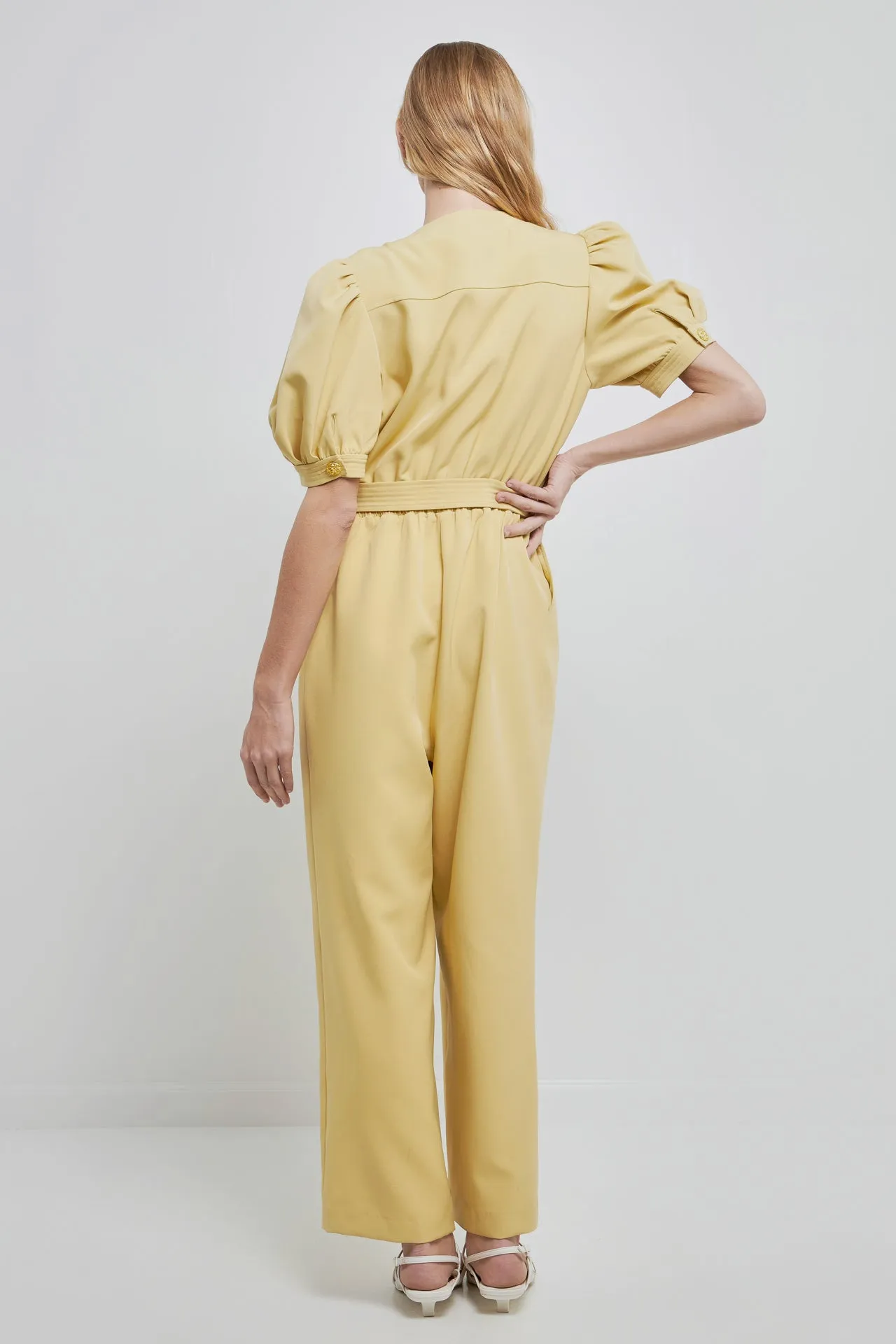 English Factory - Jumpsuit with Button Detail