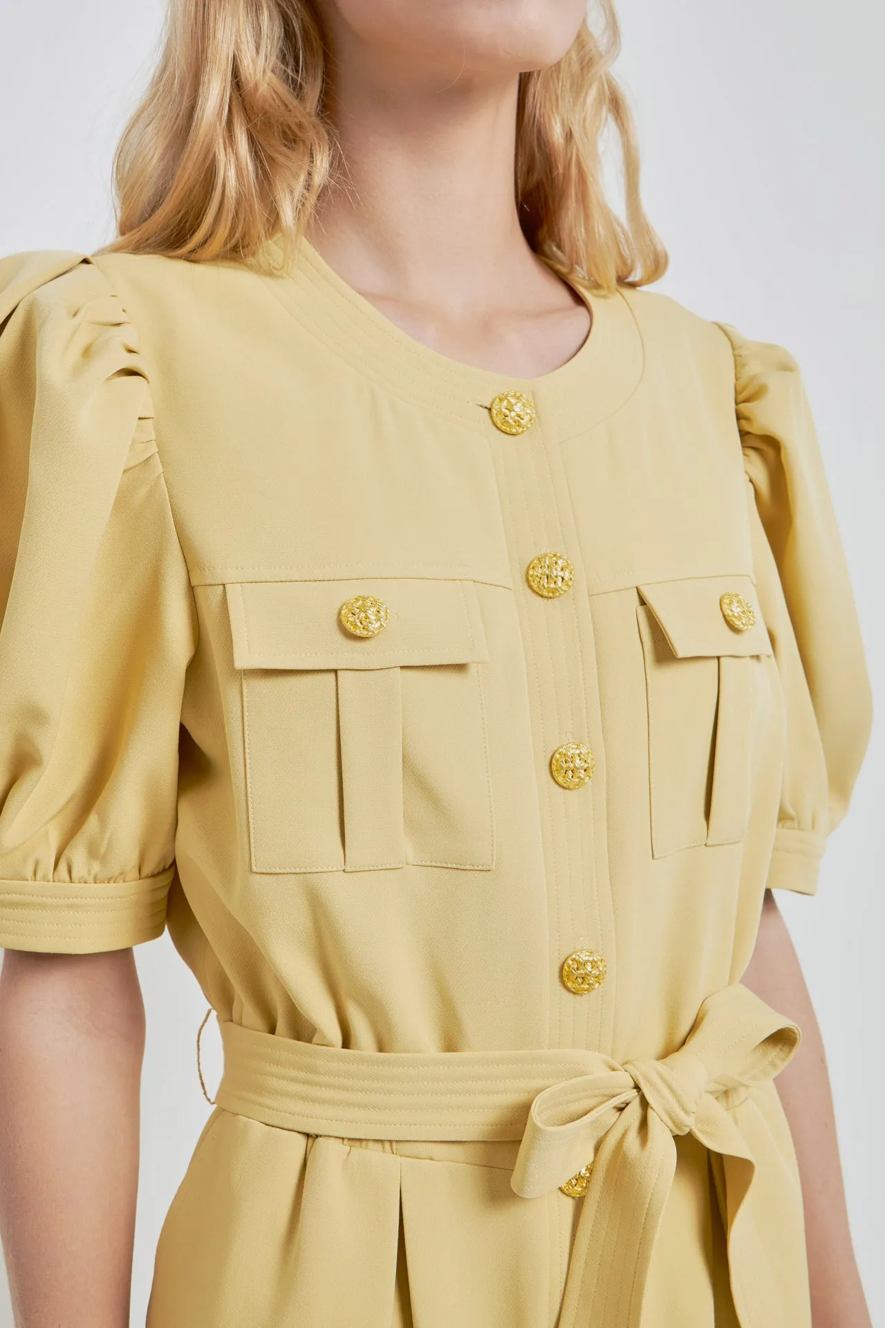 English Factory - Jumpsuit with Button Detail