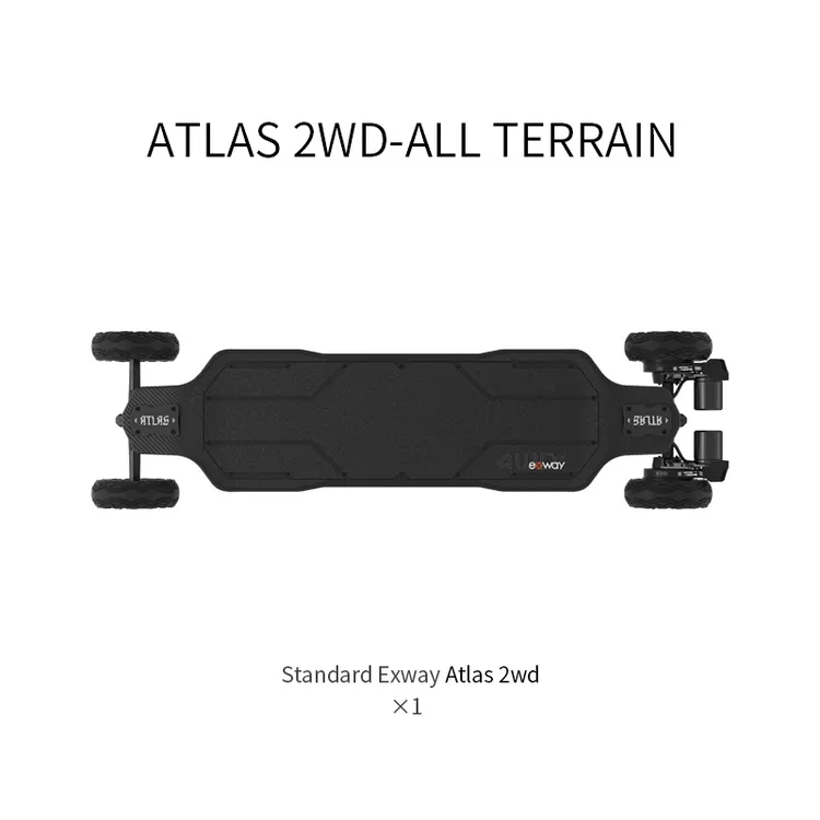 Exway Atlas Carbon 2WD 1500W All Terrain Electric Skateboard EB-A12WD